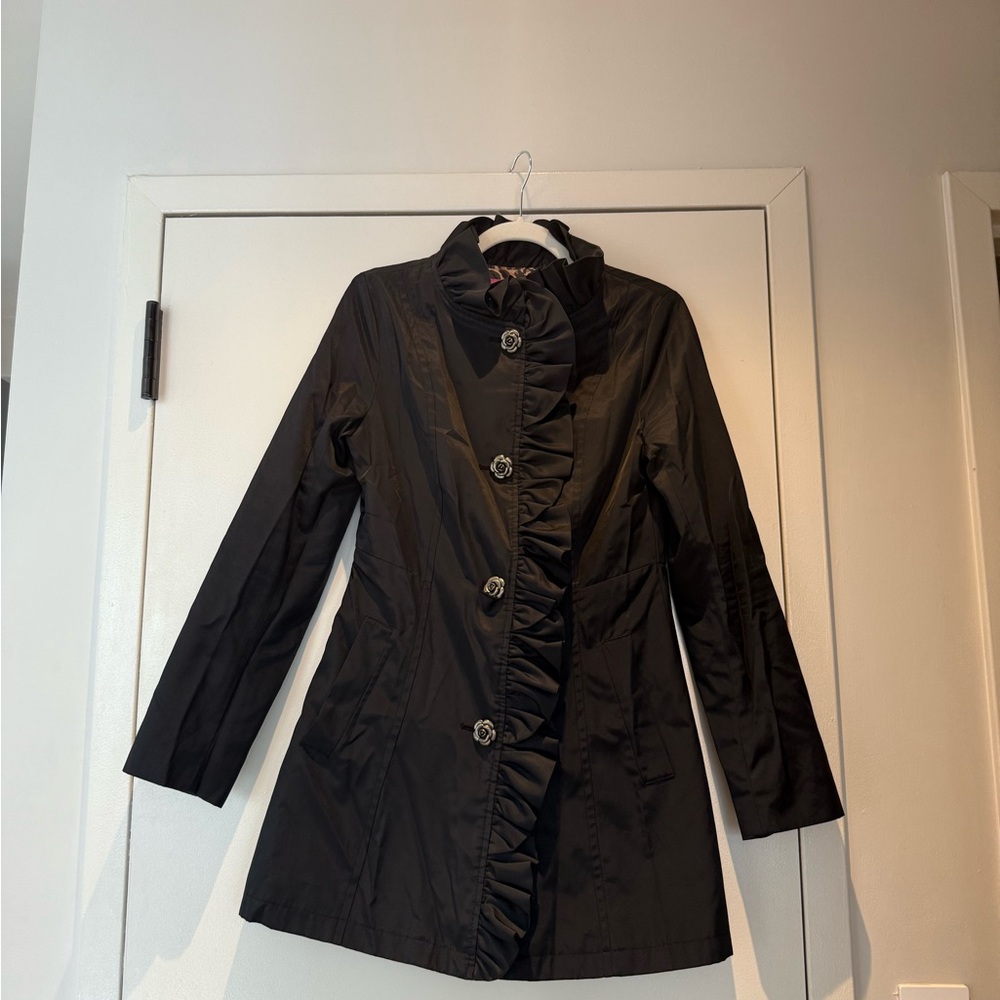 Elegant Betsey Johnson Black Women's Coat